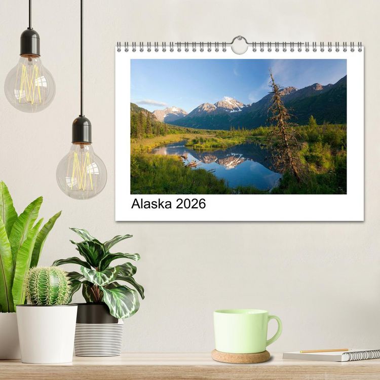 Produktbild: Alaska 2026 (Wandkalender 2026 DIN A4 quer), CALVENDO Monatskalender