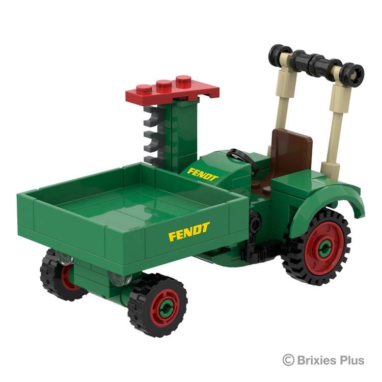 Produktbild: Bausteinsatz Brixies Plus Fendt GT & Zubeh&ouml;r Classic Club Collection gr&uuml;n