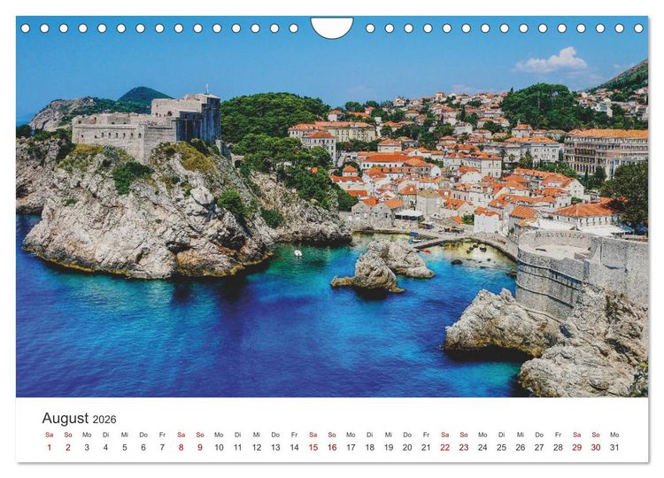 Produktbild: Kroatien - Eine Reise durch traumhafte Landschaften. (Wandkalender 2026 DIN A4 quer), CALVENDO Monatskalender