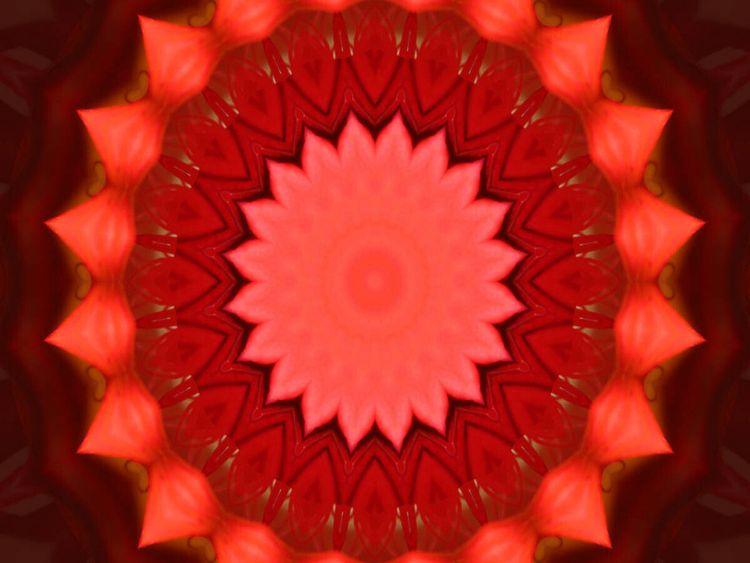 Produktbild: CALVENDO Puzzle Ein Motiv aus dem Kalender Energie - Mandalas in rot | 1000 Teile Lege-Gr&ouml;&szlig;e 64 &times; 48 cm Foto-Puzzle f&uuml;r gl&uuml;ckliche Stunden