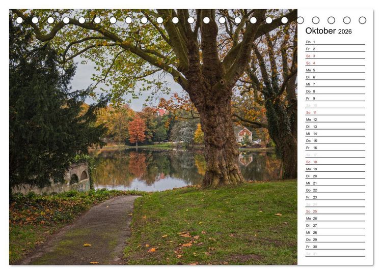 Produktbild: Hansestadt L&uuml;beck / Geburtstagskalender (Tischkalender 2026 DIN A5 quer), CALVENDO Monatskalender