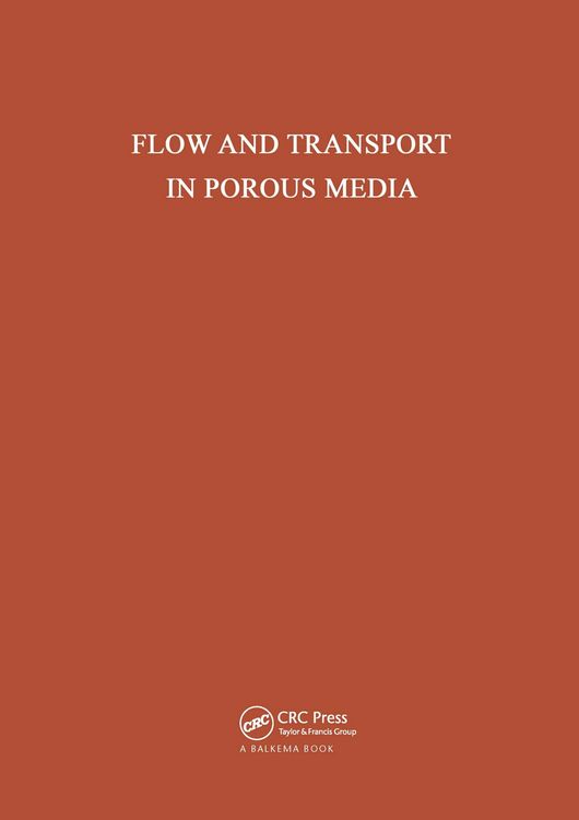 Produktbild: Flow and Transport in Porous Media