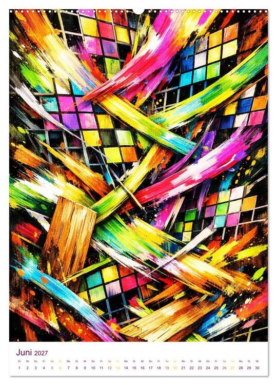 Produktbild: Wilde Ordnung - Kunst im Chaos (Wandkalender 2027 DIN A2 hoch), CALVENDO Monatskalender