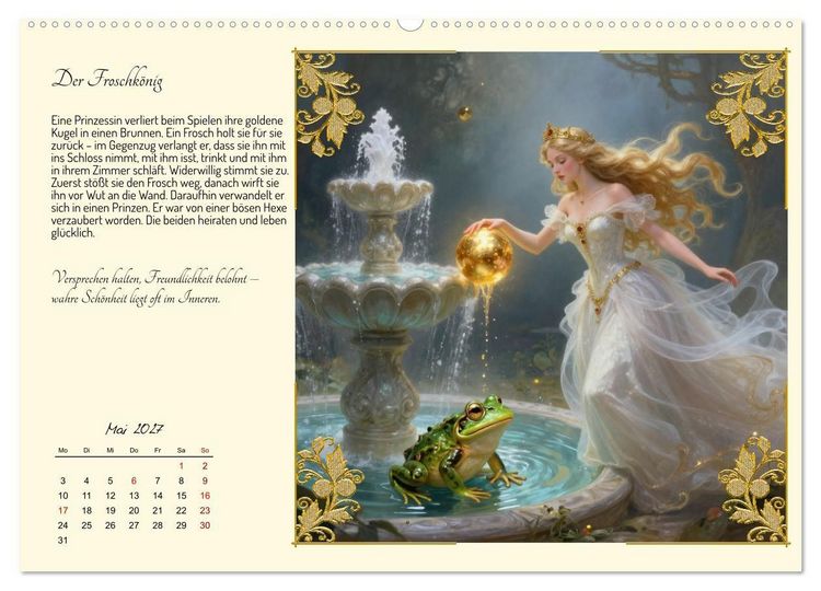 Produktbild: Die sch&ouml;nsten M&auml;rchen (Wandkalender 2027 DIN A2 quer), CALVENDO Monatskalender