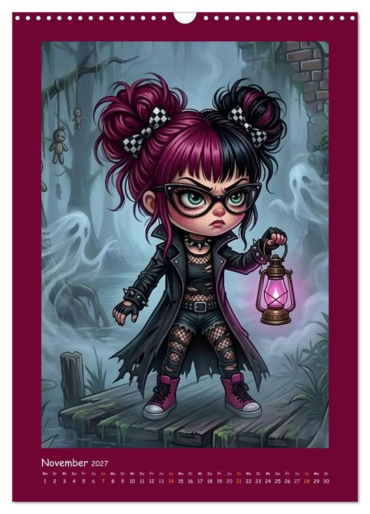 Produktbild: Fabulous Dolls - Gothic-G&ouml;res Abenteuer (Wandkalender 2027 DIN A3 hoch), CALVENDO Monatskalender