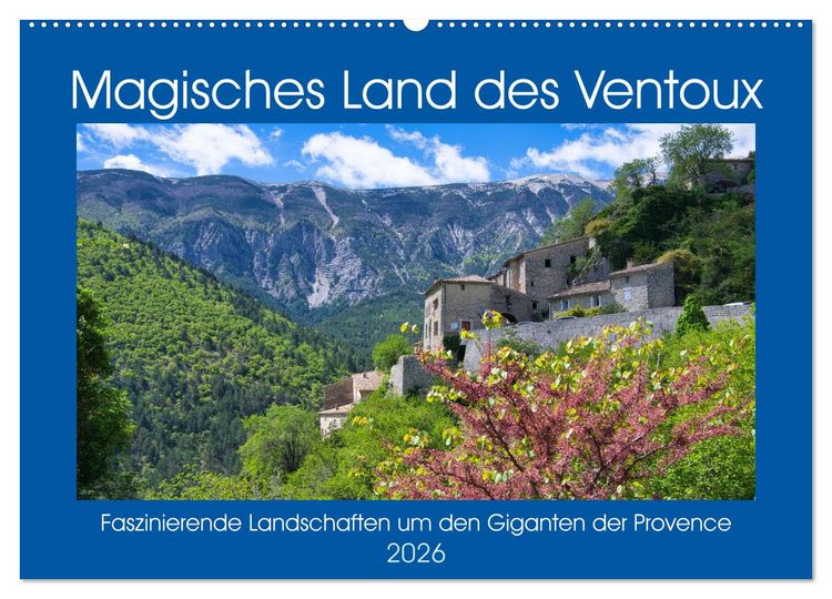 Produktbild: Magisches Land des Ventoux (Wandkalender 2026 DIN A2 quer), CALVENDO Monatskalender