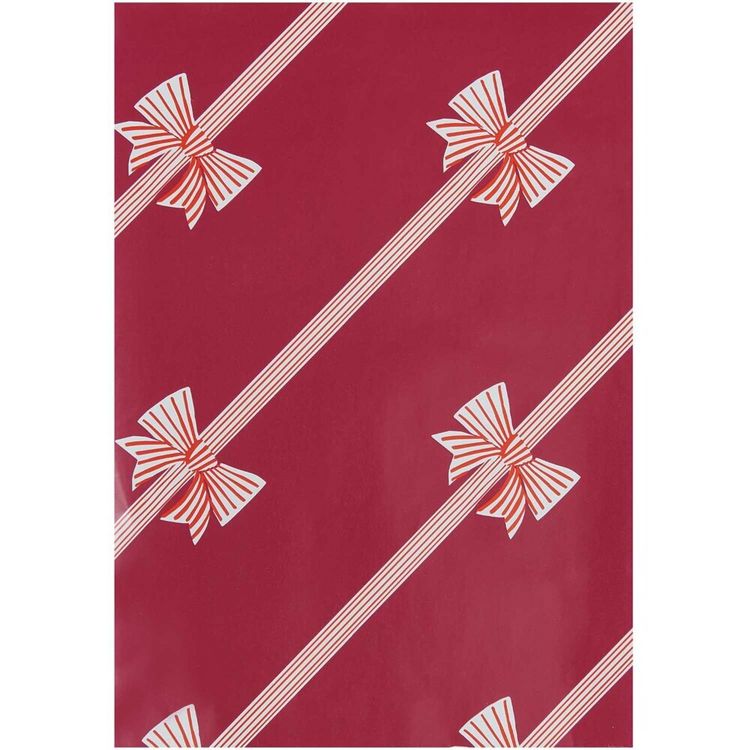 Produktbild: Geschenkpapier Schleifen, Streifen,