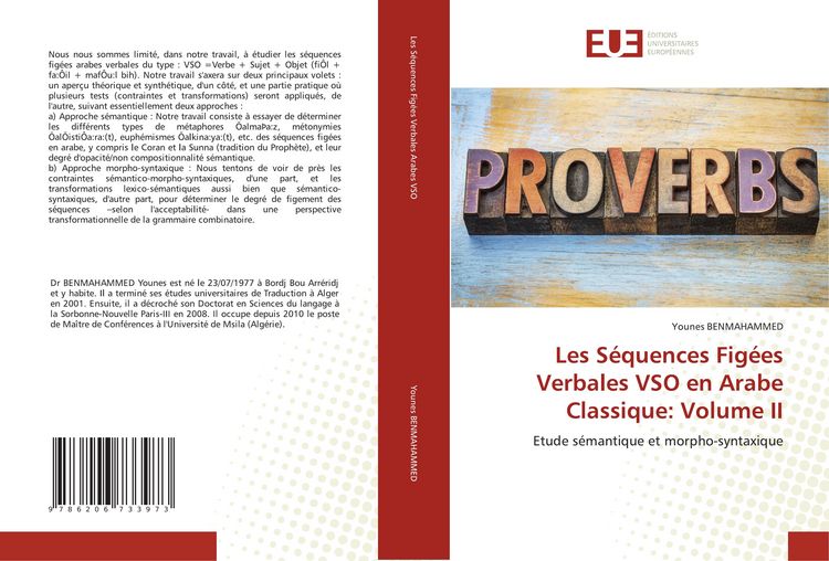Produktbild: Les S&eacute;quences Fig&eacute;es Verbales VSO en Arabe Classique: Volume II