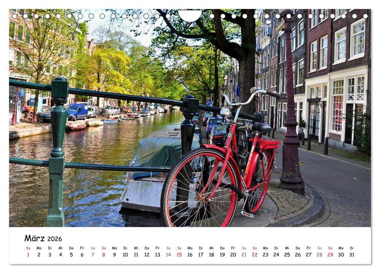 Produktbild: Velomantisch - Radimpressionen (Wandkalender 2026 DIN A4 quer), CALVENDO Monatskalender