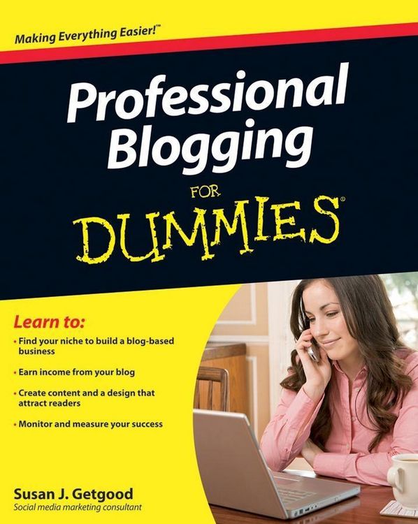 Produktbild: Professional Blogging For Dummies