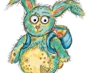 Produktbild: CALVENDO Puzzle Osterhase 1000 Teile Puzzle quer | 1000 Teile Lege-Gr&ouml;&szlig;e 64 &times; 48 cm Foto-Puzzle f&uuml;r gl&uuml;ckliche Stunden