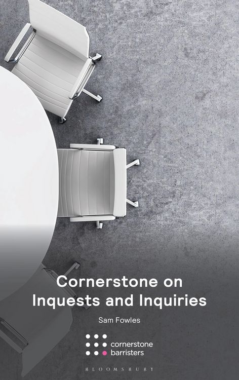 Produktbild: Cornerstone on Inquests and Inquiries