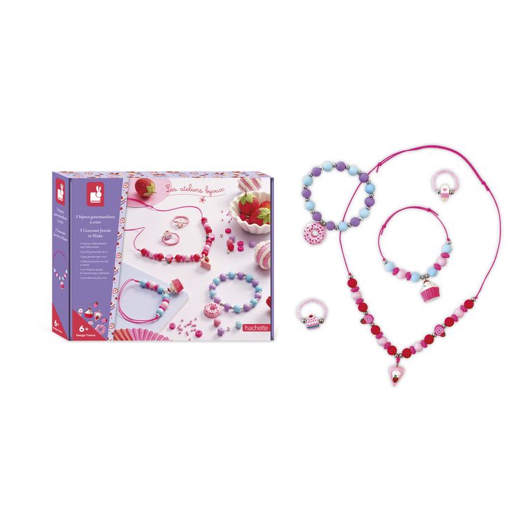 Produktbild: Gourmet-Schmuck &ndash; S&uuml;&szlig;e Bastelideen f&uuml;r kleine Feinschmecker (5 Schmuckst&uuml;cke)