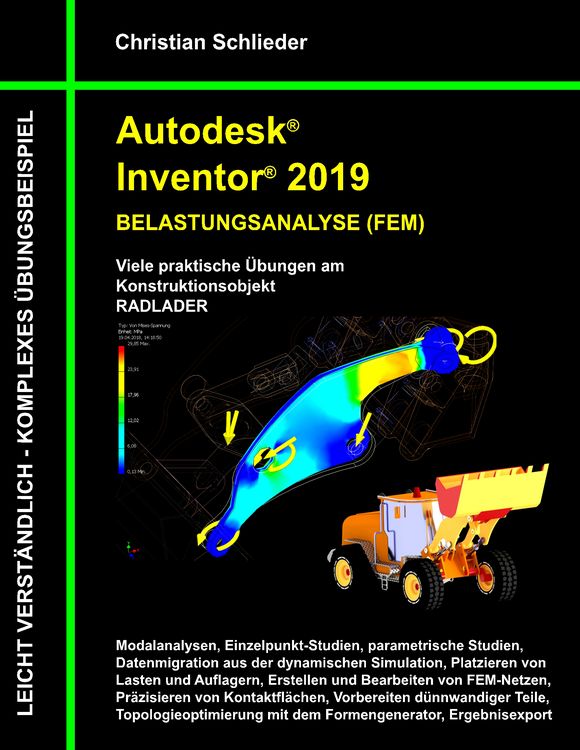 Produktbild: Autodesk Inventor 2019 - Belastungsanalyse (FEM)