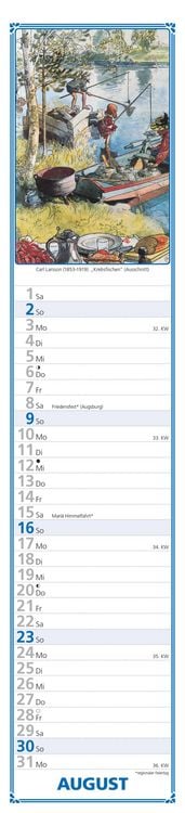 Produktbild: Paulines Küchenplaner 2026 - Streifenplaner - Wandplaner - Küchen-Kalender - 11,3x49,5