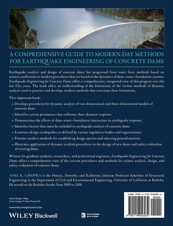 Produktbild: Earthquake Engineering for Concrete Dams