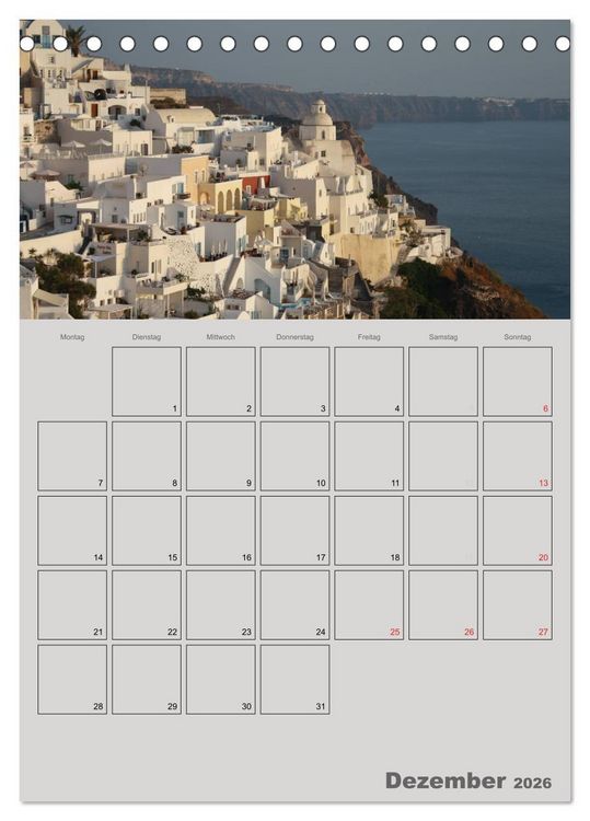 Produktbild: Kykladen, Perlen der &Auml;g&auml;is (Tischkalender 2026 DIN A5 hoch), CALVENDO Monatskalender