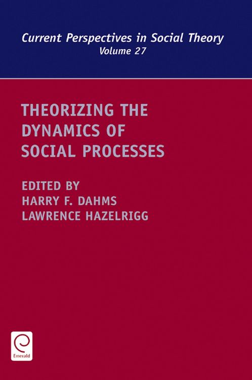 Produktbild: Theorizing the Dynamics of Social Processes