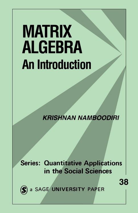 Produktbild: Matrix Algebra