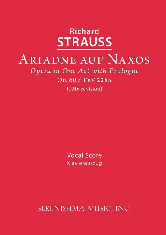 Produktbild: Ariadne auf Naxos, Op.60