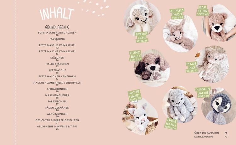 Produktbild: Meine liebsten Kuschelfreunde | H&auml;kel-Tiere aus Flauschgarn h&auml;keln von SPIEGEL-Bestsellerautorin @nadelkunst.handmade