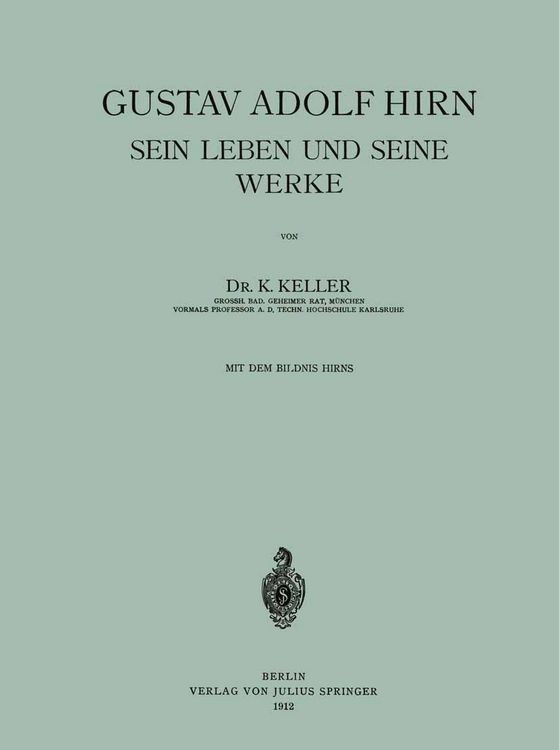 Produktbild: Gustav Adolf Hirn Sein Leben und seine Werke