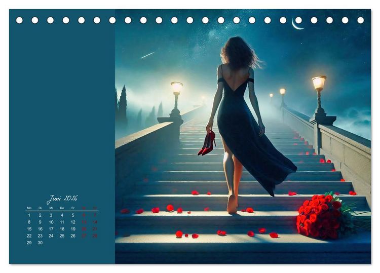 Produktbild: Stilvoll - Das kleine Schwarze (Tischkalender 2026 DIN A5 quer), CALVENDO Monatskalender