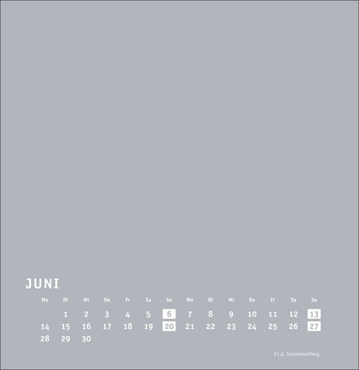 Produktbild: Premium-Bastelkalender silbergrau gro&szlig; 2027