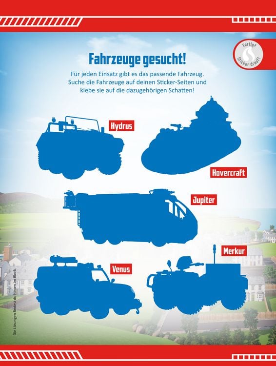 Produktbild: Feuerwehrmann Sam: 1001 Sticker: Stickern &ndash; R&auml;tseln &ndash; Ausmalen
