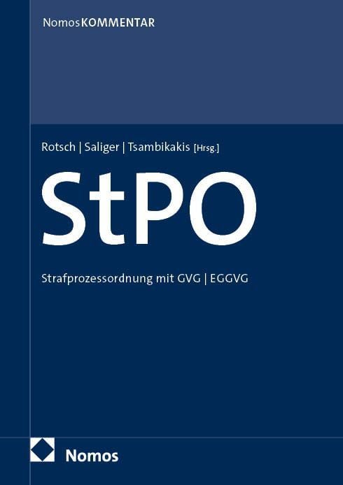 Produktbild: StPO