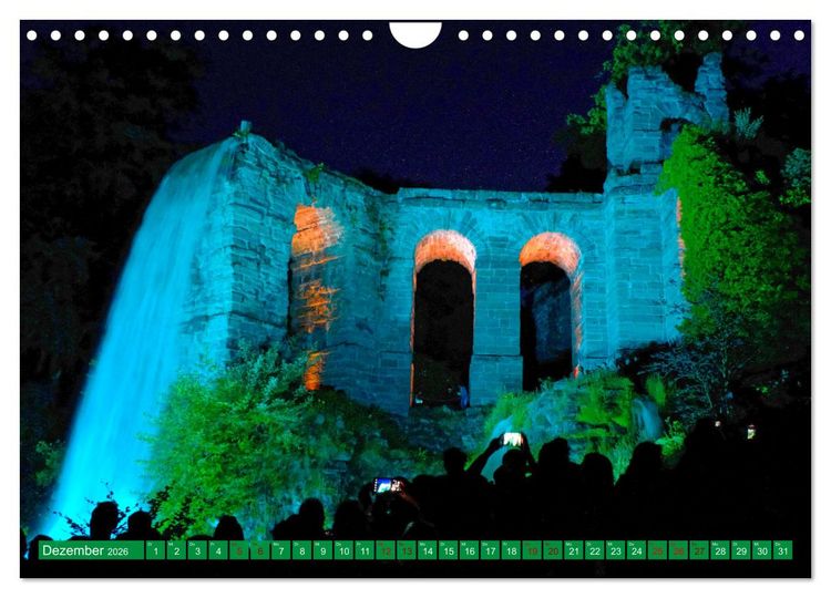 Produktbild: Bad Wilhelmsh&ouml;he Bergpark und Wasserspiele (Wandkalender 2026 DIN A4 quer), CALVENDO Monatskalender
