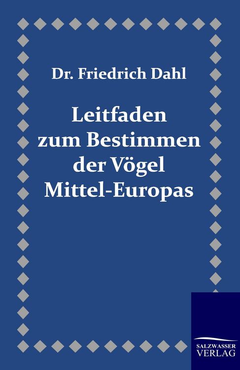 Produktbild: Leitfaden zum Bestimmen der V&ouml;gel Mittel-Europas