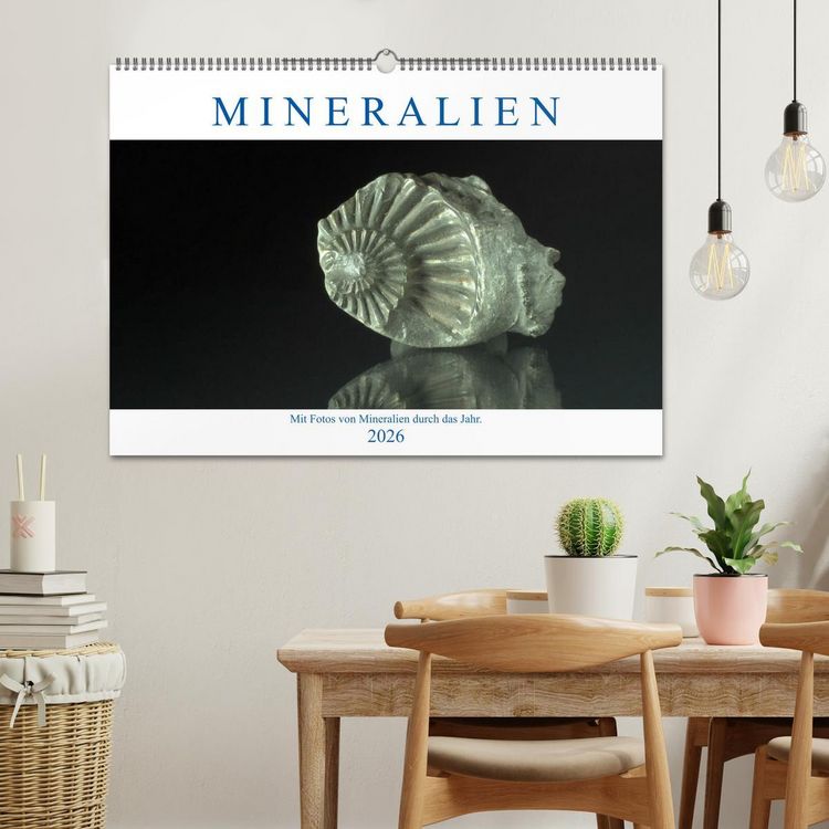 Produktbild: Mineralien (Wandkalender 2026 DIN A2 quer), CALVENDO Monatskalender