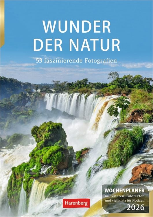 Produktbild: Wunder der Natur Wochenplaner 2026 - 53 faszinierende Fotografien