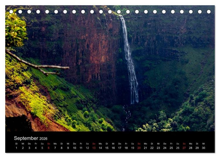 Produktbild: Paradiese der Erde - HAWAII (Tischkalender 2026 DIN A5 quer), CALVENDO Monatskalender