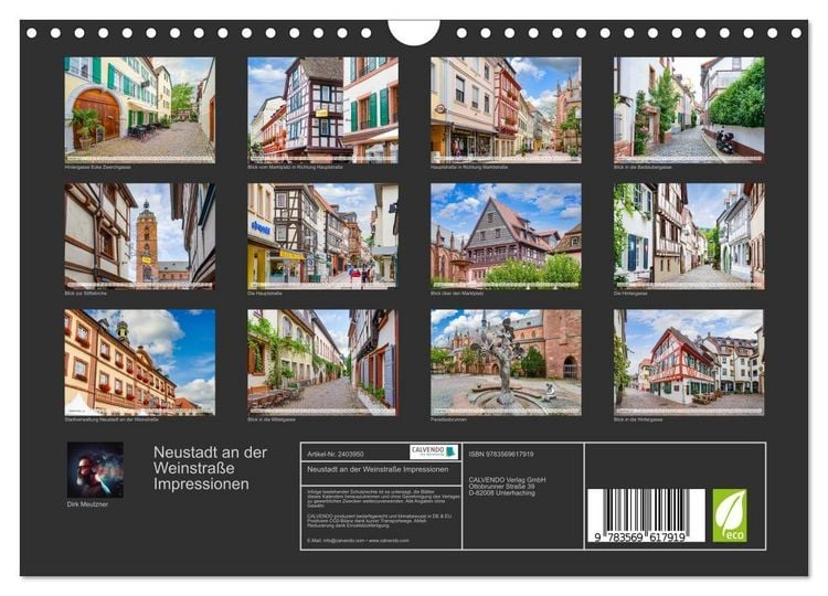 Produktbild: Neustadt an der Weinstra&szlig;e Impressionen (Wandkalender 2027 DIN A4 quer), CALVENDO Monatskalender