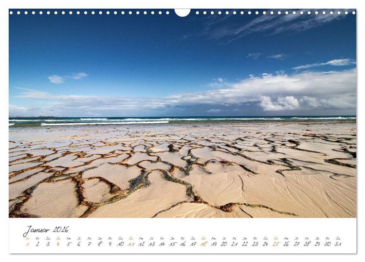 Produktbild: X Tage Fuerteventura &ndash; Str&auml;nde, Vulkane und grandiose Landschaften (Wandkalender 2026 DIN A3 quer), CALVENDO Monatskalender