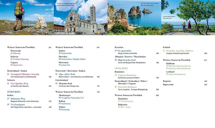Produktbild: Die ultimativen Wanderwege in Europa