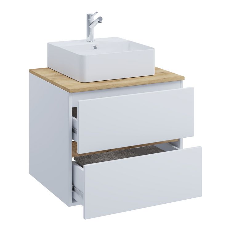 Produktbild: 2 tlg. Badm&ouml;bel-Set mit Waschbecken Cosila-A 60 cm