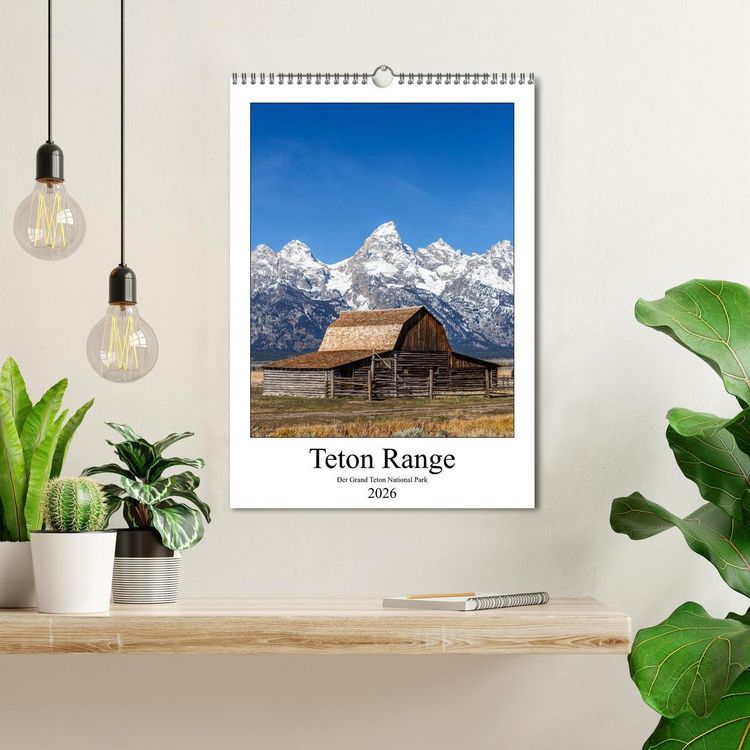 Produktbild: Teton Range - Der Grand Teton National Park (Wandkalender 2026 DIN A3 hoch), CALVENDO Monatskalender