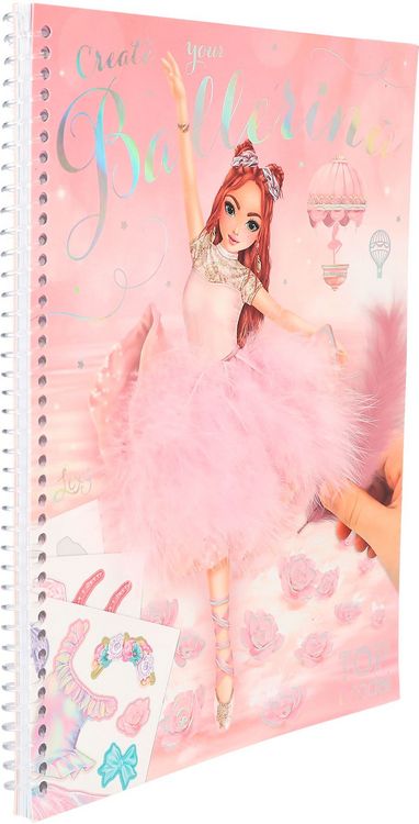 Ballerina Malbuch Band 2 – 32 Designs Für Kinder 6-10 Jahre, Fördert Feinmotorik & Kreativität