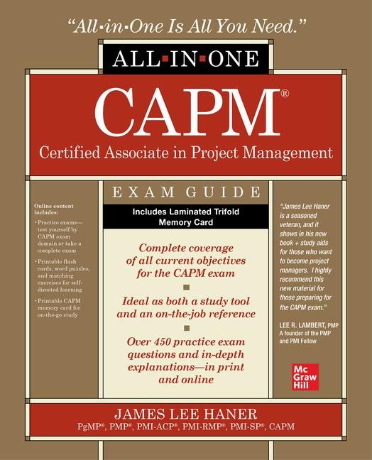 Produktbild: CAPM Certified Associate in Project Management All-in-One Exam Guide