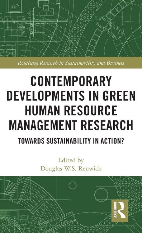 Produktbild: Contemporary Developments in Green Human Resource Management Research
