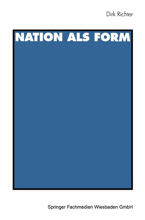 Produktbild: Nation als Form