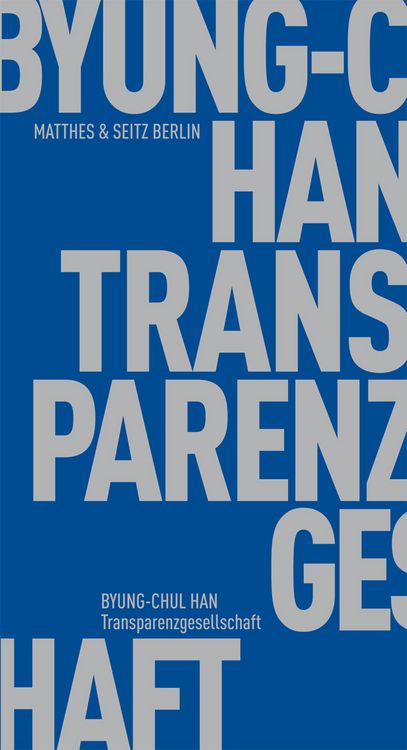 Produktbild: Transparenzgesellschaft