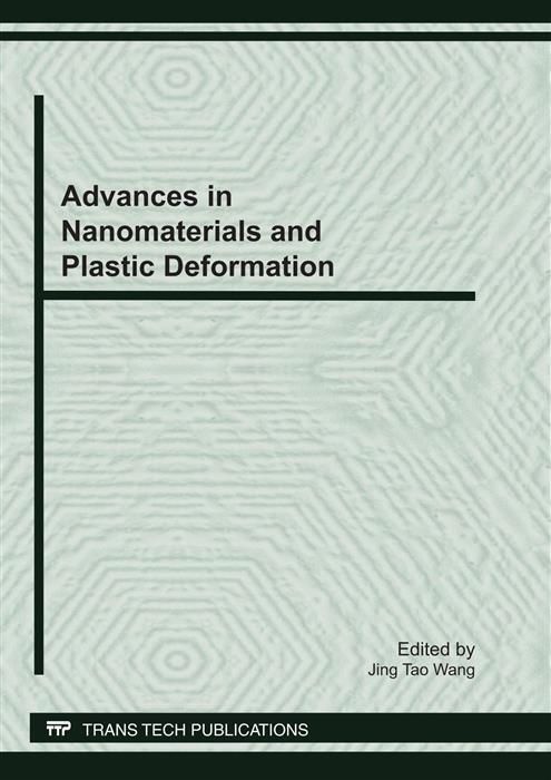 Produktbild: Advances in Nanomaterials and Plastic Deformation