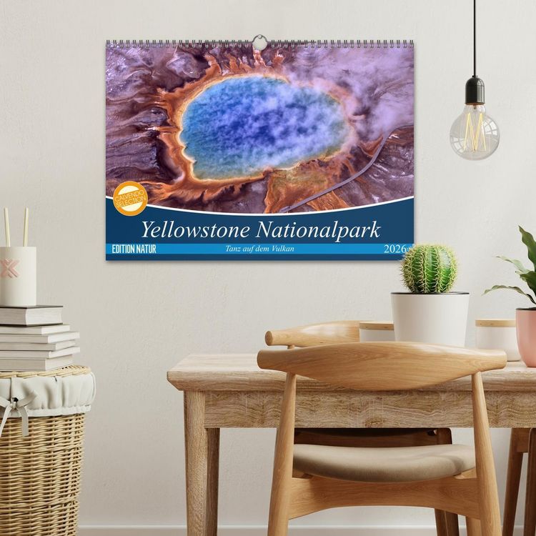 Produktbild: Yellowstone Nationalpark. Tanz auf dem Vulkan (Wandkalender 2026 DIN A3 quer), CALVENDO Monatskalender