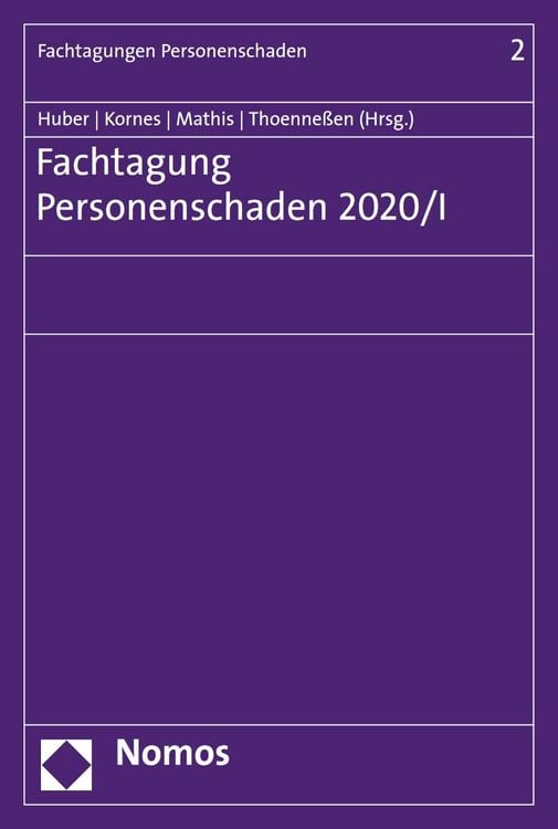 Produktbild: Fachtagung Personenschaden 2020/I