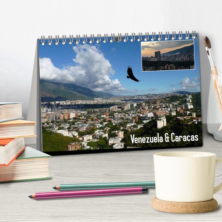 Produktbild: Venezuela & Caracas (Tischkalender 2026 DIN A5 quer), CALVENDO Monatskalender