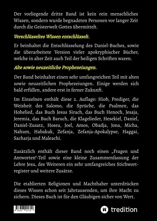 Produktbild: 2. Auflage 3. Band Neuaufbau der Urbibel